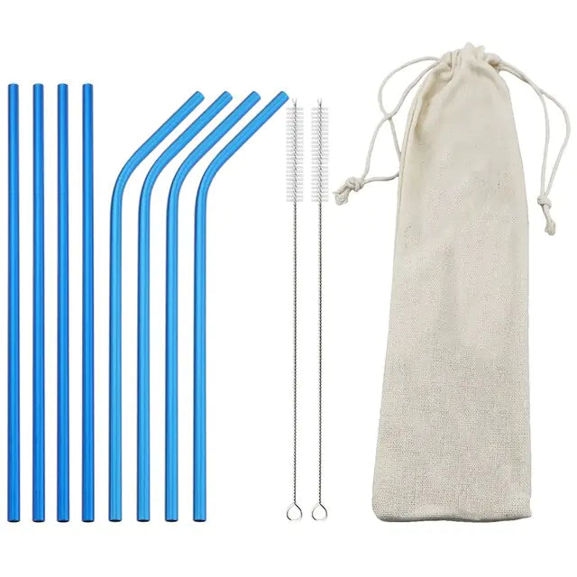 Reusable Stainless Steel Straw Bundle