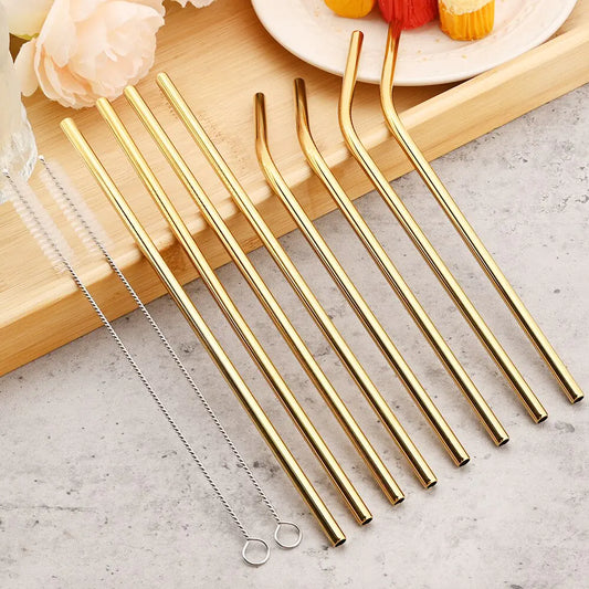 Reusable Stainless Steel Straw Bundle