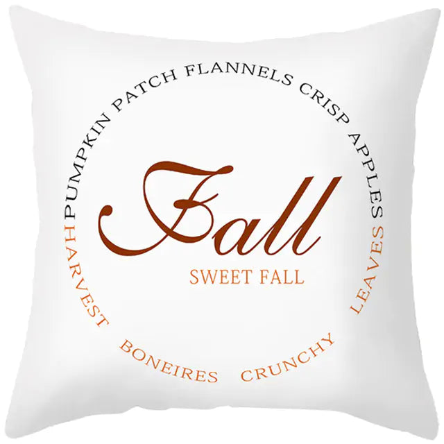 Charming Autumn/Fall Decor Pillow Cover: Embrace Seasonal Elegance