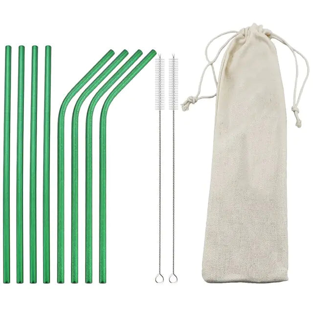 Reusable Stainless Steel Straw Bundle