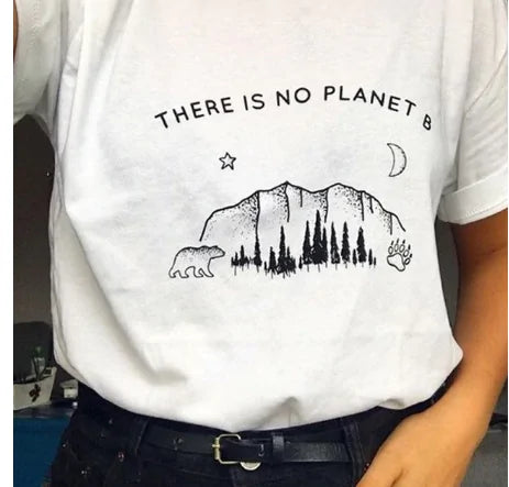 "No Planet B" Oversized Graphic T-Shirt