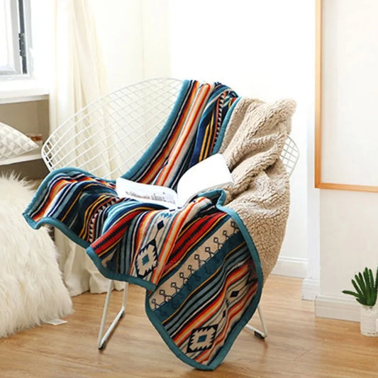 Colorful Bohemian Blanket - Cozy & Stylish Boho Home Accent