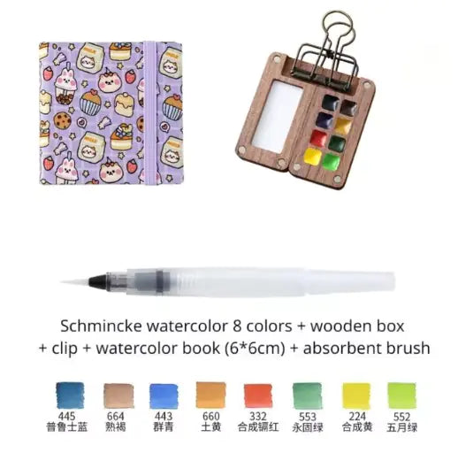 Portable Travel Watercolor Set