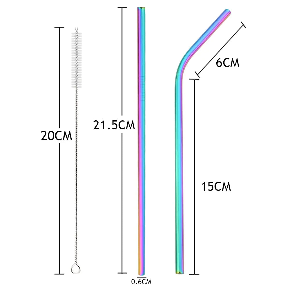 Reusable Stainless Steel Straw Bundle