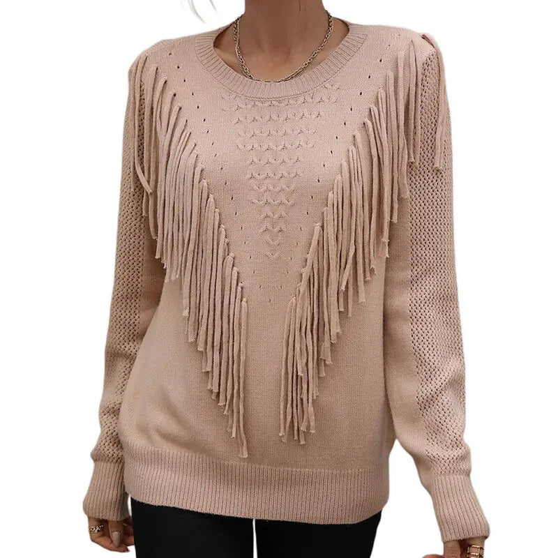 Women's Tassel  Sweater