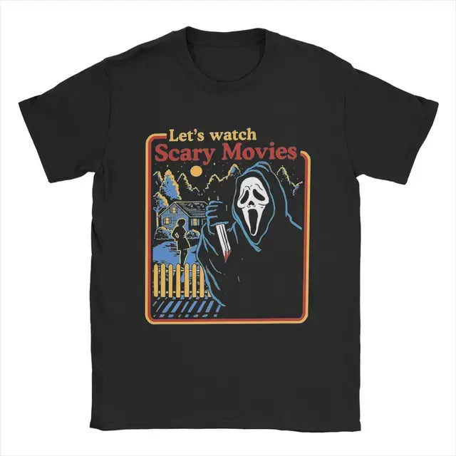 Vintage Fright Flicks: "Let’s Watch Scary Movies" Tee