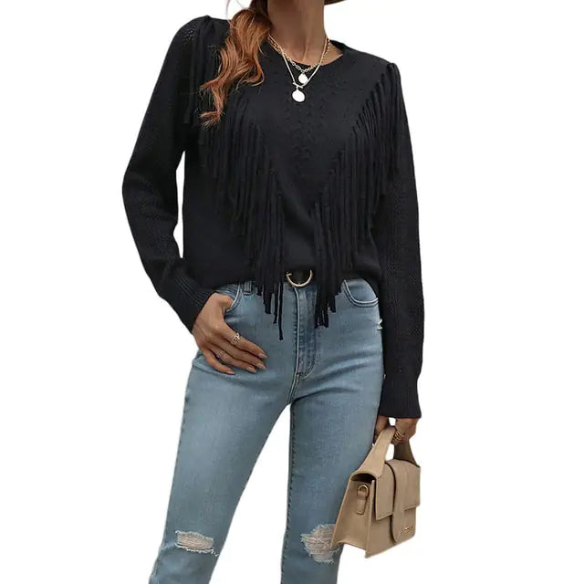 Women's Tassel  Sweater