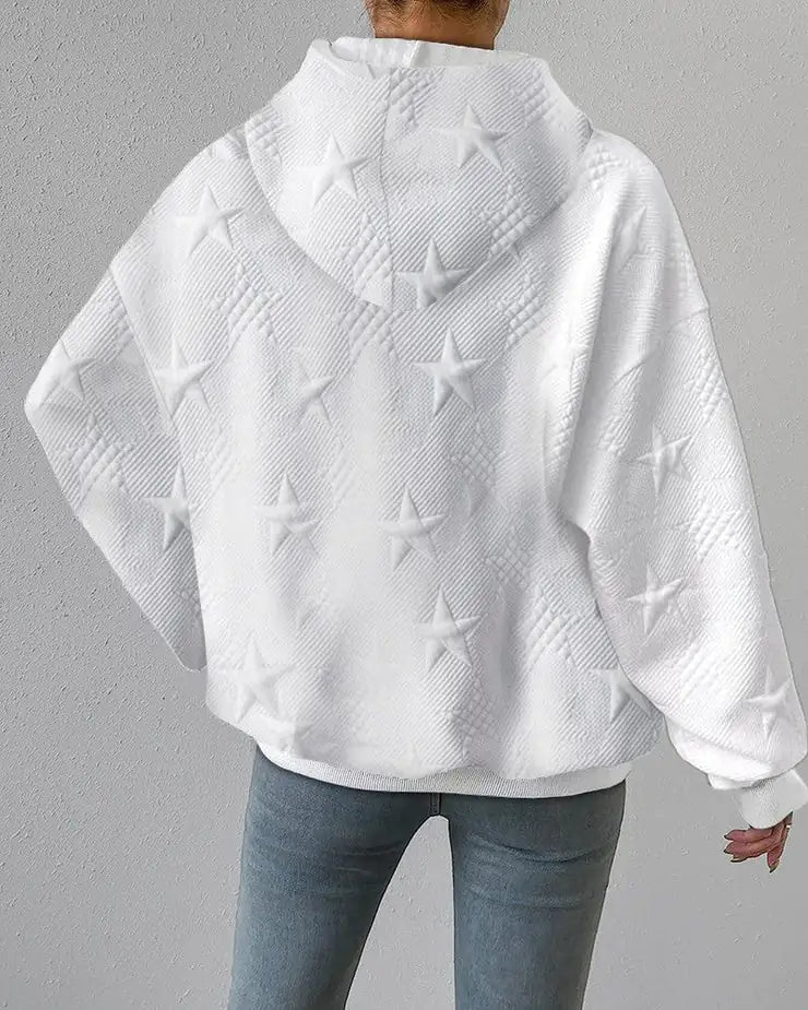 Embossed Star Sweatshirt