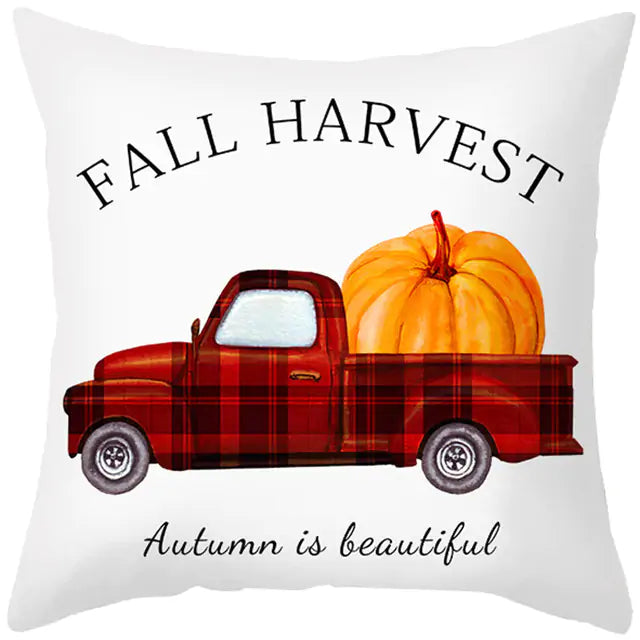 Charming Autumn/Fall Decor Pillow Cover: Embrace Seasonal Elegance