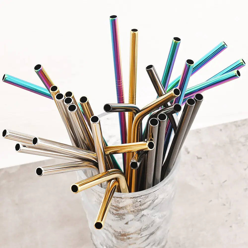 Reusable Stainless Steel Straw Bundle