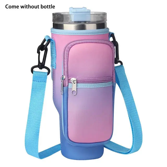 Portable 40 oz Tumbler/Water Bottle Carrier Bag - Stay Hydrated in Style