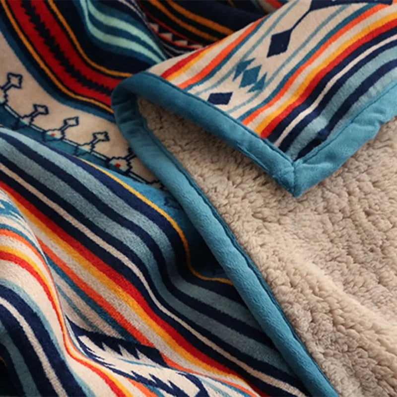 Colorful Bohemian Blanket - Cozy & Stylish Boho Home Accent