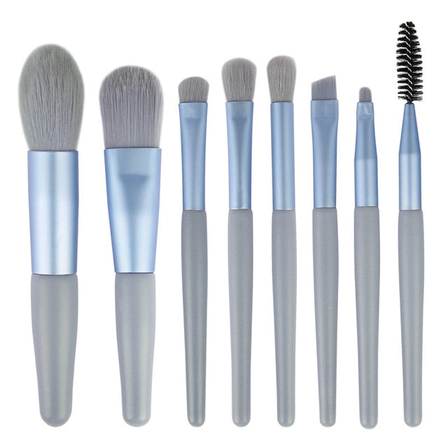 8-Pc Makeup Brush Set