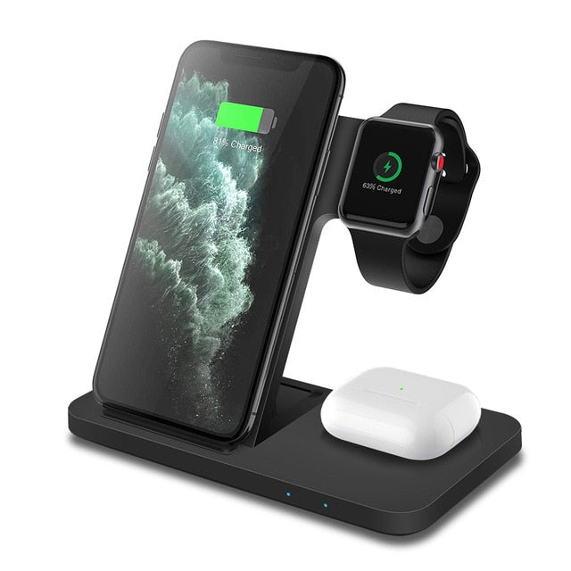 3-in-1 Wireless Fast Charger Docking Station