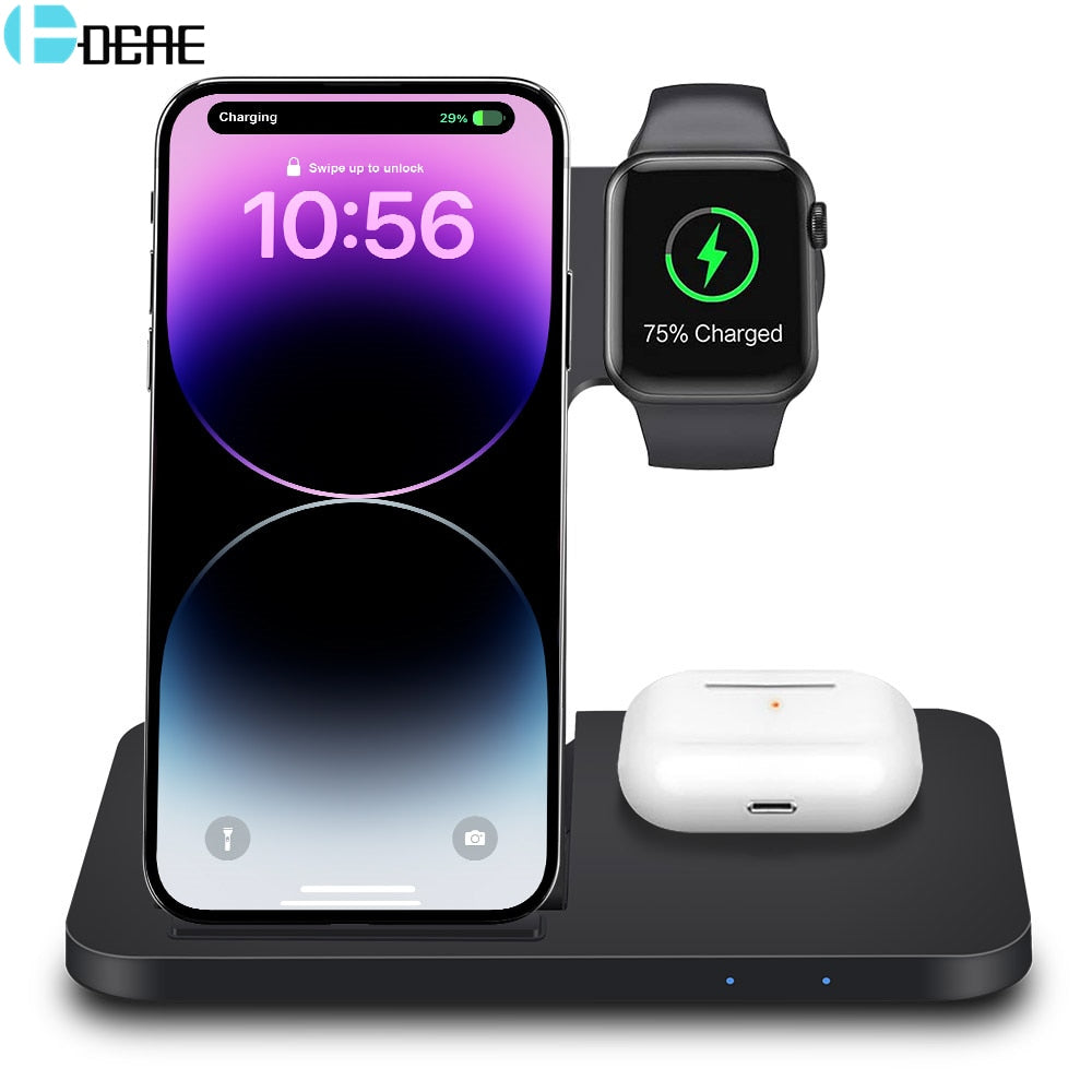 3-in-1 Wireless Fast Charger Docking Station