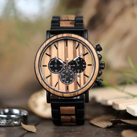 EcoTime Bamboo Watch